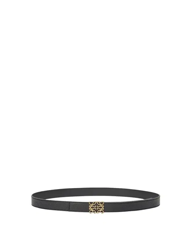 Loewe Anagram Reversible Grained Leather Belt