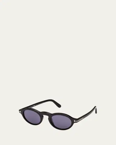 Tom Ford Men's Aristotele-02 Acetate Round Sunglasses | Thumbnail 4 Tom Ford Men's Aristotele-02 Acetate Round Sunglasses | Thumbnail 4