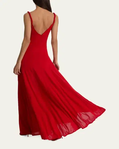 ALICE + OLIVIA Noelia Twist-Strap Maxi Dress | Thumbnail 3 ALICE + OLIVIA Noelia Twist-Strap Maxi Dress | Thumbnail 3