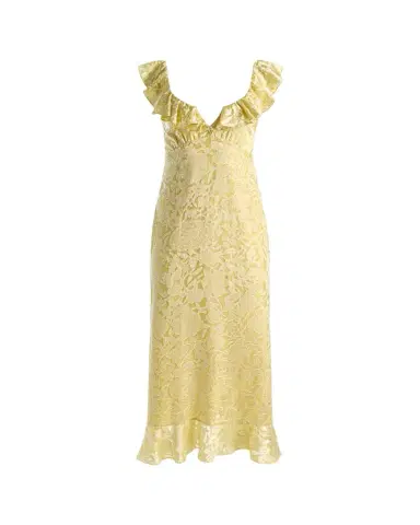 Alice + Olivia Gemma Ruffled Floral Maxi Dress | Thumbnail 1