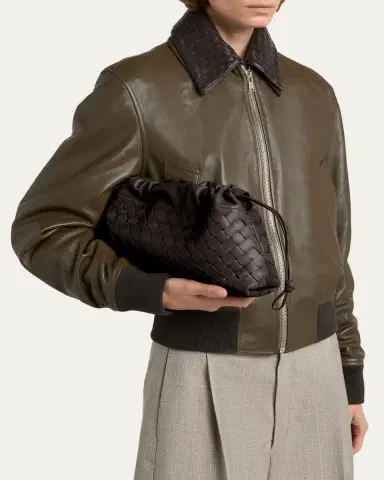 Bottega Veneta Dustbag Notte Leather Shoulder Bag | Thumbnail 2 Bottega Veneta Dustbag Notte Leather Shoulder Bag | Thumbnail 2