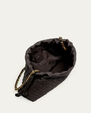 Bottega Veneta Dustbag Notte Leather Shoulder Bag | Thumbnail 4 Bottega Veneta Dustbag Notte Leather Shoulder Bag | Thumbnail 4