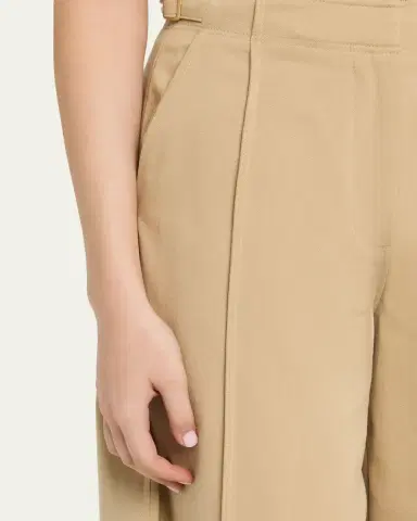 Ulla Johnson Sascha Cropped Wide-Leg Cotton Trousers | Thumbnail 5 Ulla Johnson Sascha Cropped Wide-Leg Cotton Trousers | Thumbnail 5
