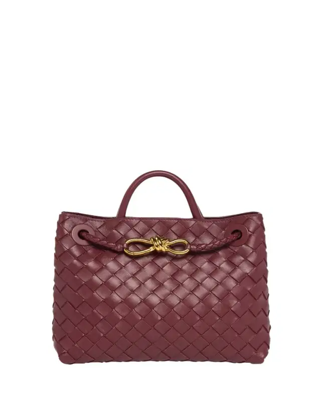 Bottega Veneta Andiamo Small Leather Top-Handle Bag