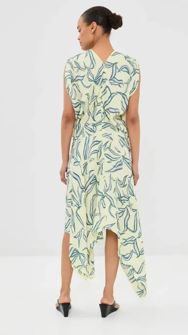 Proenza Schouler Sybella Dress Yellow Multi 8 | Thumbnail 3