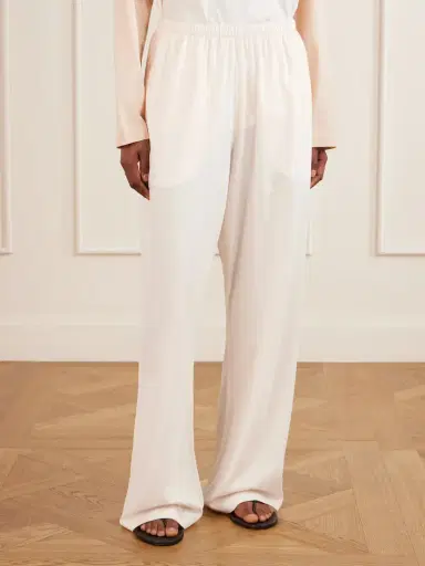 Wardrobe.NYC Cotton Pajama Wide-leg Pants | Thumbnail 3 Wardrobe.NYC Cotton Pajama Wide-leg Pants | Thumbnail 3