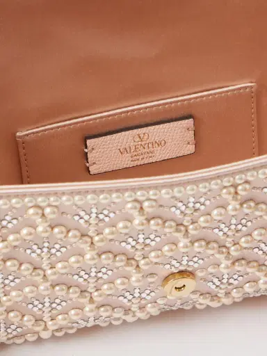 Valentino Garavani Devain Pearl And Crystal-embellished Satin Shoulder Bag | Thumbnail 6 Valentino Garavani Devain Pearl And Crystal-embellished Satin Shoulder Bag | Thumbnail 6