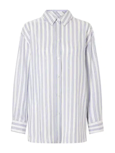 Gucci Striped Logo-jacquard Silk Shirt | Thumbnail 1