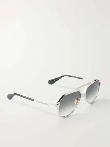 Jacques Marie Mage + Lou Lou De La Falaise Louise Aviator-style Titanium Sunglasses | Thumbnail 3