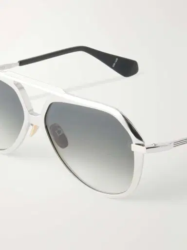 Jacques Marie Mage + Lou Lou De La Falaise Louise Aviator-style Titanium Sunglasses | Thumbnail 4