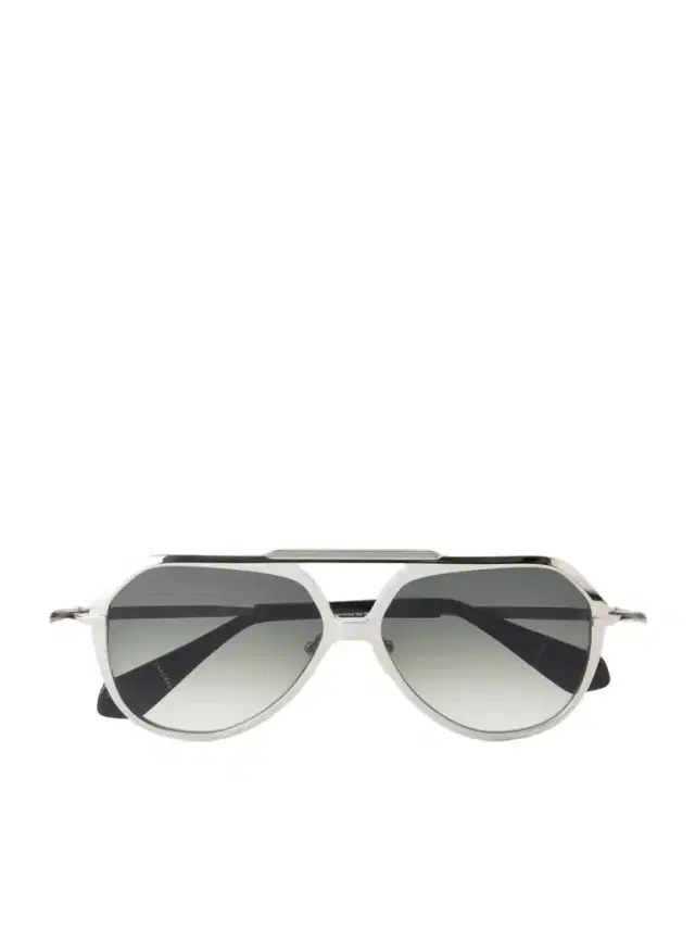+ Lou Lou De La Falaise Louise Aviator-style Titanium Sunglasses
