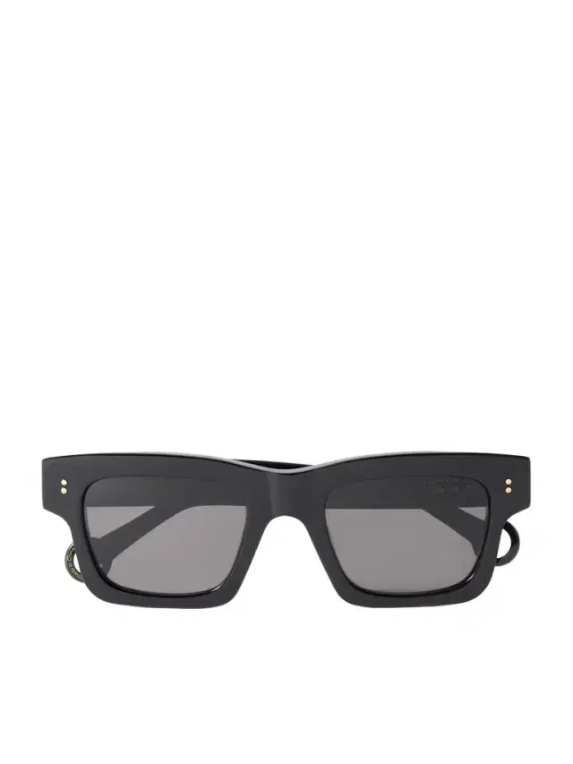 Rectangular-frame Acetate Sunglasses