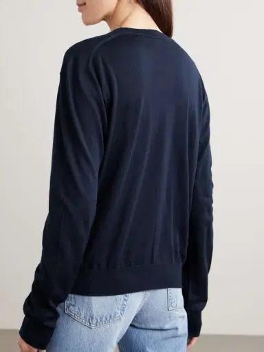 RÙADH Oscar Embroidered Merino Wool Sweater | Thumbnail 3