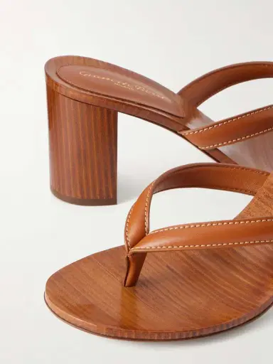 Gianvito Rossi 70 Leather Thong Sandals | Thumbnail 5 Gianvito Rossi 70 Leather Thong Sandals | Thumbnail 5
