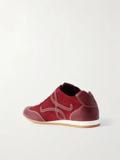 Loewe Ballet Runner 2.0 Logo-appliquéd Leather And Suede Sneakers | Thumbnail 3 Loewe Ballet Runner 2.0 Logo-appliquéd Leather And Suede Sneakers | Thumbnail 3