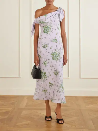 Rodarte Floral-print Silk-crepe Midi Dress | Thumbnail 2