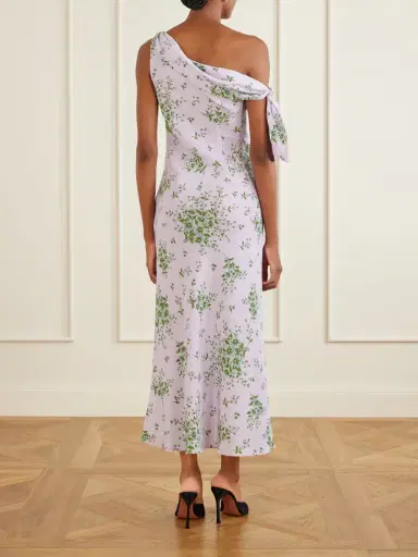 Rodarte Floral-print Silk-crepe Midi Dress | Thumbnail 3