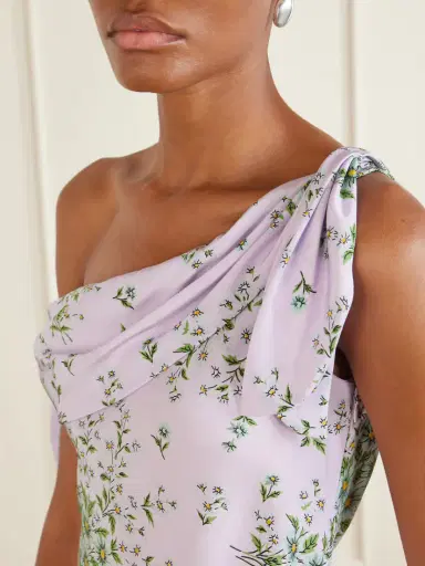 Rodarte Floral-print Silk-crepe Midi Dress | Thumbnail 5