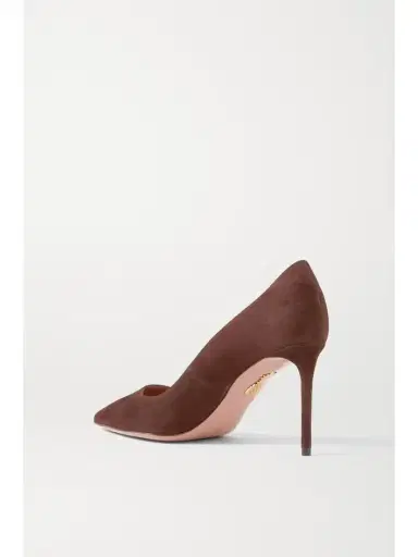 Aquazzura Purist 85 Suede Pumps | Thumbnail 3 Aquazzura Purist 85 Suede Pumps | Thumbnail 3