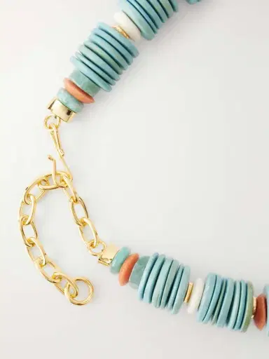 Lizzie Fortunato Neptune Gold-plated Multi-stone Necklace | Thumbnail 3