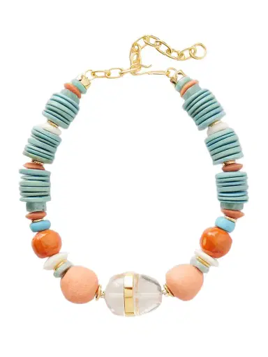 Lizzie Fortunato Neptune Gold-plated Multi-stone Necklace | Thumbnail 1