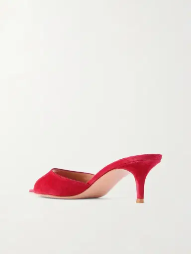 Gianvito Rossi Elle 55 Suede Mules | Thumbnail 3 Gianvito Rossi Elle 55 Suede Mules | Thumbnail 3