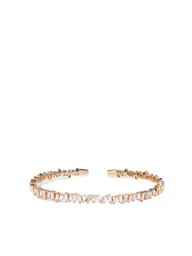 Suzanne Kalan 18-karat Rose Gold Diamond Cuff | Thumbnail 1 Suzanne Kalan 18-karat Rose Gold Diamond Cuff | Thumbnail 1
