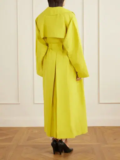 Alaïa Belted Paper-blend Trench Coat | Thumbnail 4 Alaïa Belted Paper-blend Trench Coat | Thumbnail 4