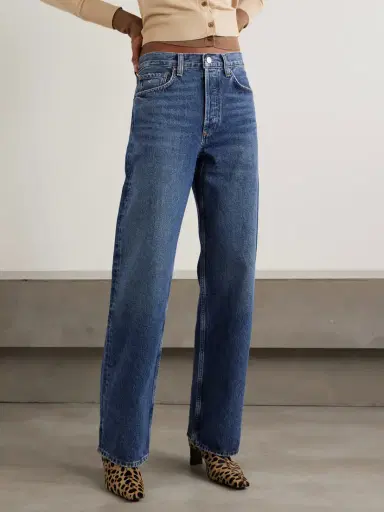 AGOLDE Arc Long High-rise Wide-leg Jeans | Thumbnail 3