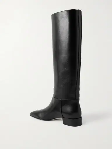 CHRISTEN Classic Square Leather Knee Boots | Thumbnail 3
