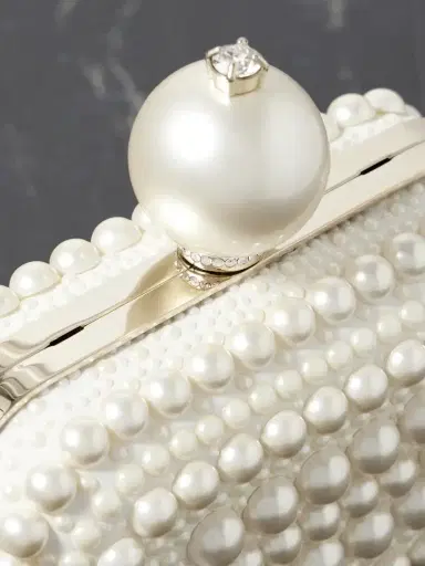 Jimmy Choo Cloud Micro Embellished Satin Clutch | Thumbnail 4