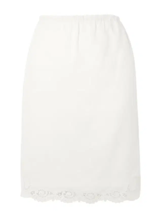 Posse Darya Lace-trimmed Linen And Cotton-blend Midi Skirt