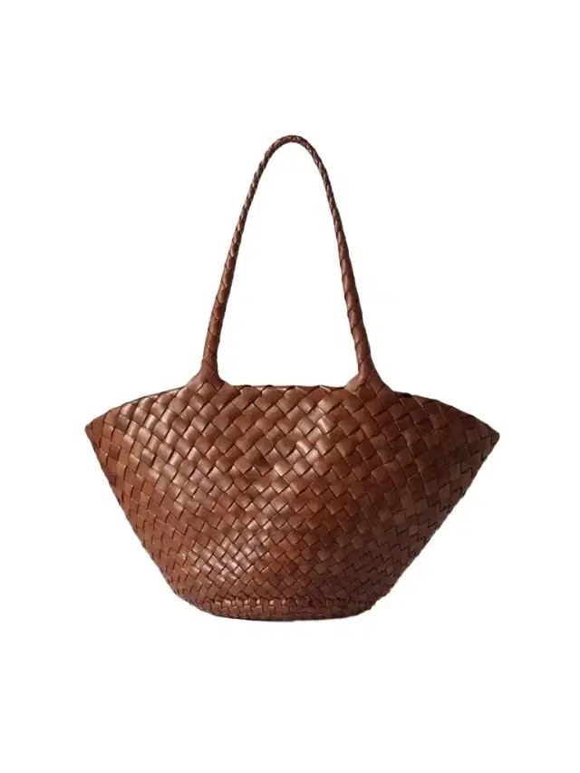 Egola Woven Leather Tote