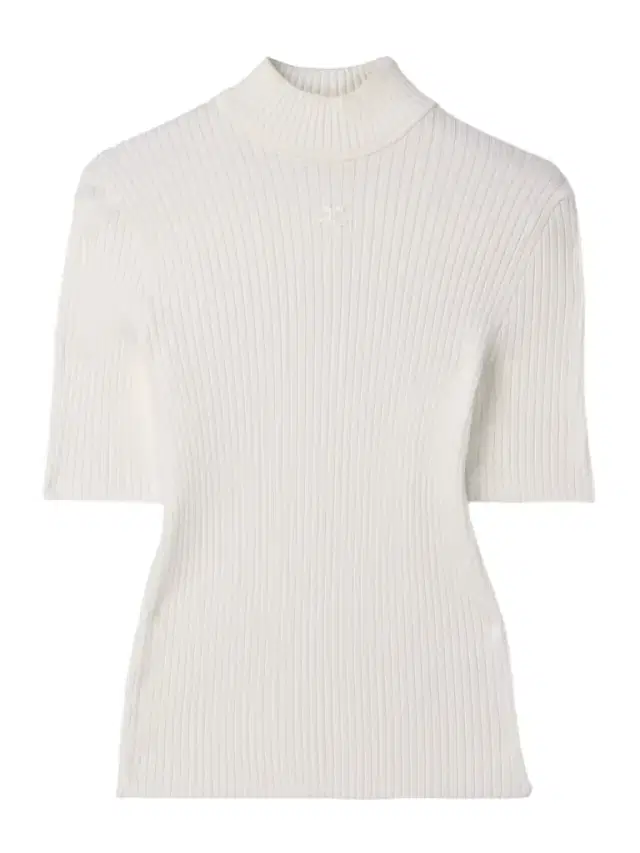 Appliquéd Ribbed-knit Top