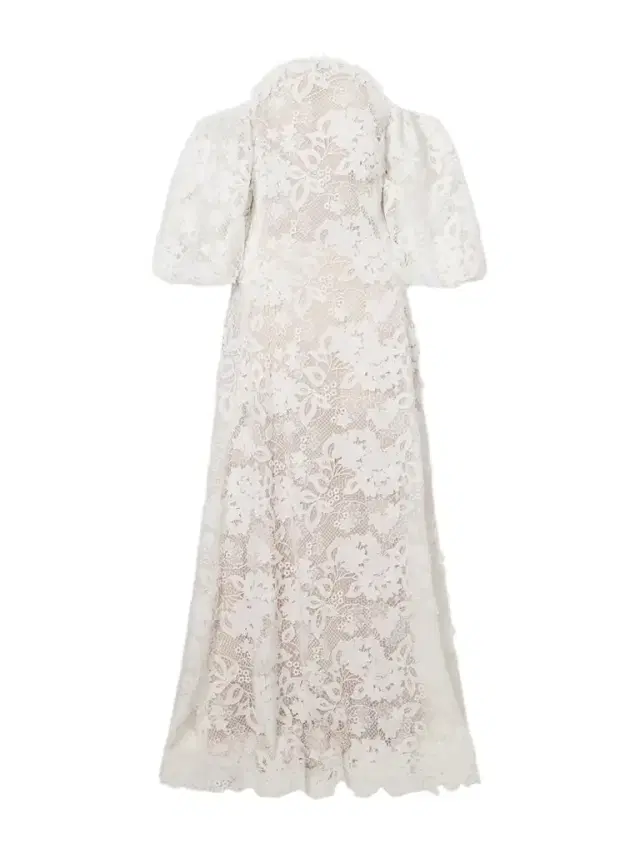 Off-the-shoulder Embroidered Lace Gown