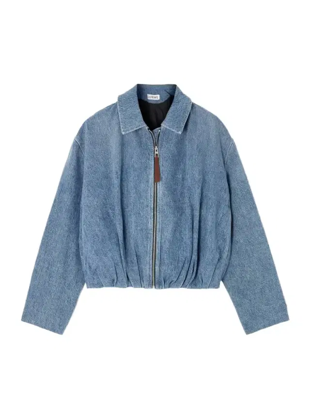 Draped Denim Jacket - Mid denim Draped Denim Jacket - Mid denim