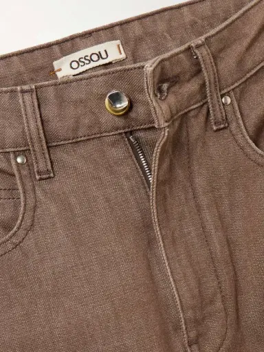 OSSOU Drift High-rise Straight-leg Jeans - Light | Thumbnail 5