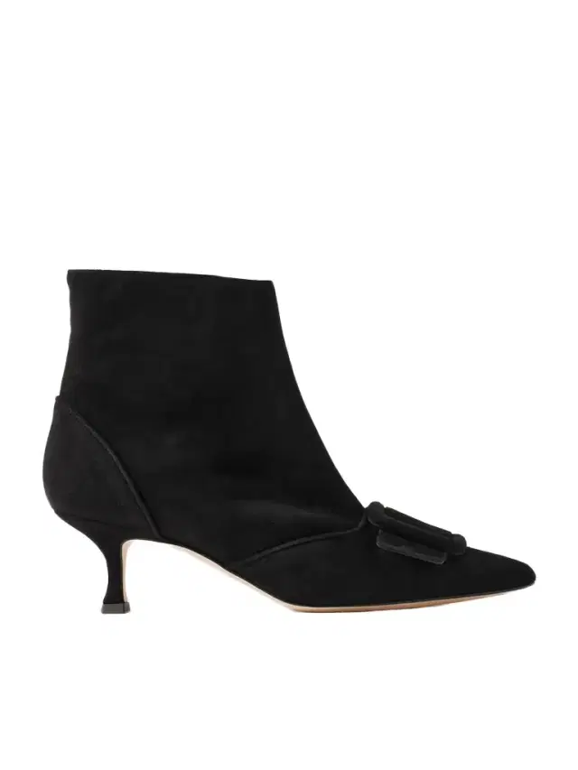 Baylow 50 Buckled Suede Ankle Boots