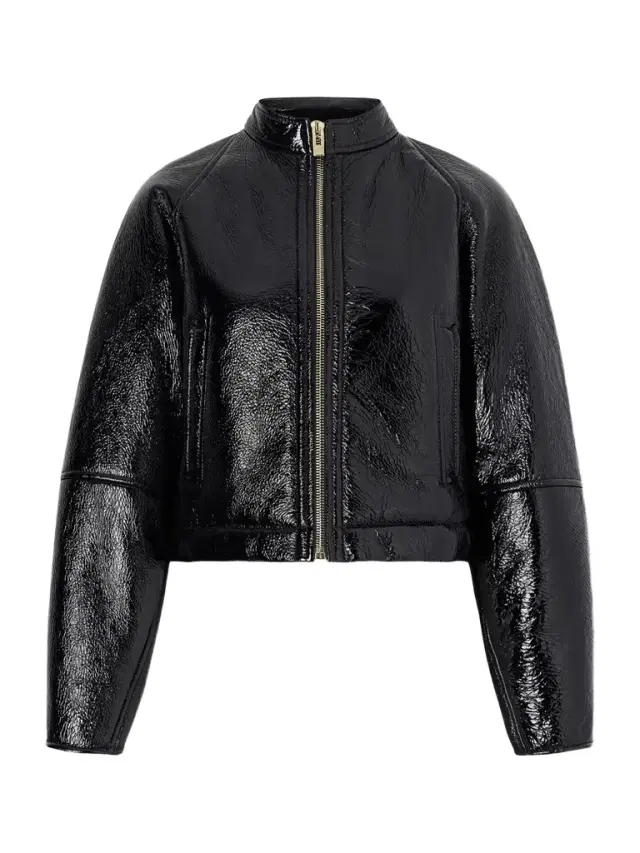 Cropped Shearling Bomber Jacket Cropped Shearling Bomber Jacket