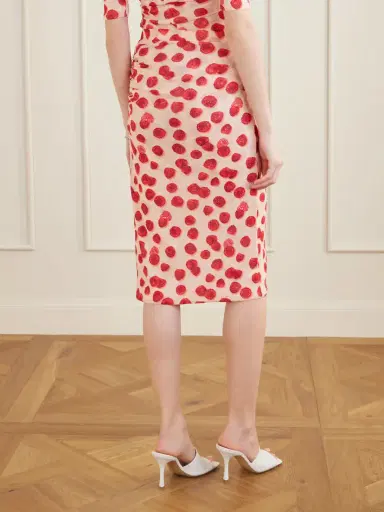 Stella McCartney Printed Mesh Midi Skirt | Thumbnail 4