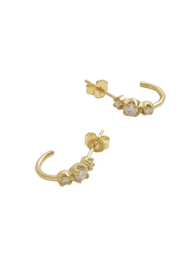 18-karat Gold Diamond Earrings
