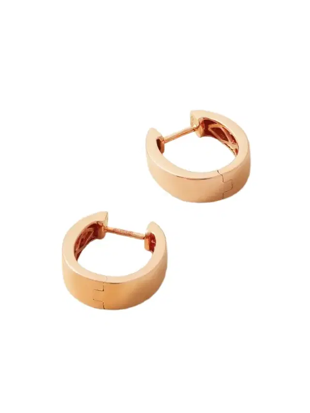 Small Meryl 18-karat Rose Gold Hoop Earrings