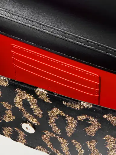 Christian Louboutin Loubi54 Embellished Metallic Velvet-jacquard Clutch | Thumbnail 5 Christian Louboutin Loubi54 Embellished Metallic Velvet-jacquard Clutch | Thumbnail 5