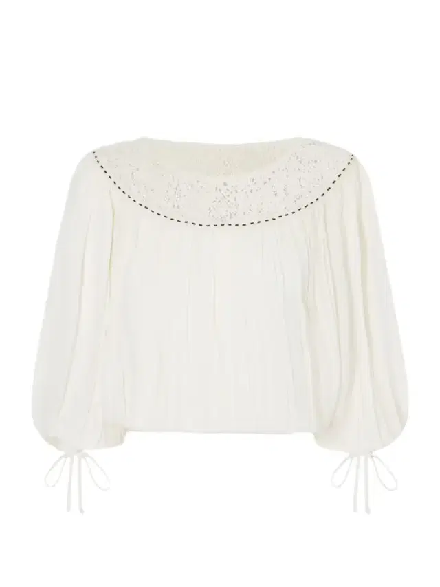 Nelida Lace-trimmed Silk-gauze Blouse