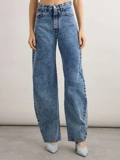 Alaïa High-rise Barrel-leg Jeans | Thumbnail 3 Alaïa High-rise Barrel-leg Jeans | Thumbnail 3