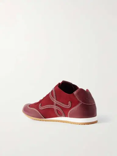 Loewe Ballet Runner 2.0 Logo-appliquéd Leather And Suede Sneakers | Thumbnail 3
