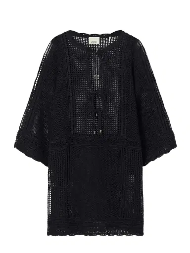 Isabel Marant Metina Crocheted Cotton-blend Mini Dress | Thumbnail 1