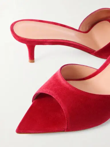Gianvito Rossi Elle 55 Suede Mules | Thumbnail 5