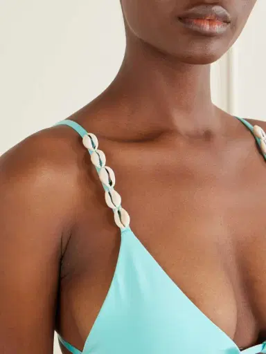 SARA CRISTINA Cowries Embellished Bikini | Thumbnail 4