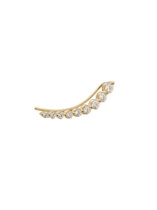 18-karat Gold Diamond Single Earring